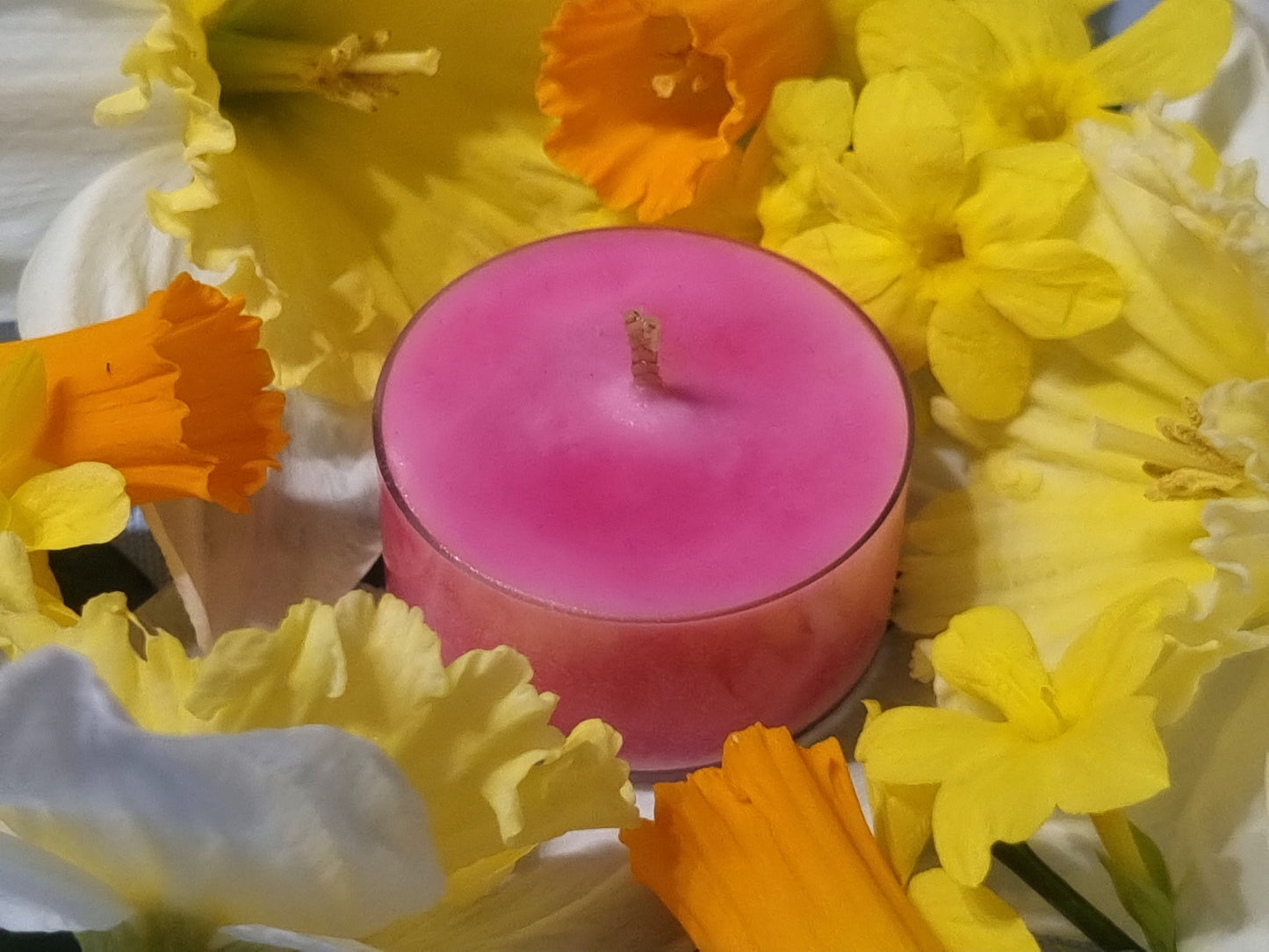 Opulent Peony Tea Light Gift Bag