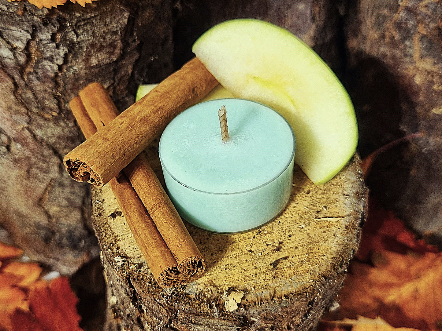 Aromatic Spiced Apple Tea Light Gift Bag