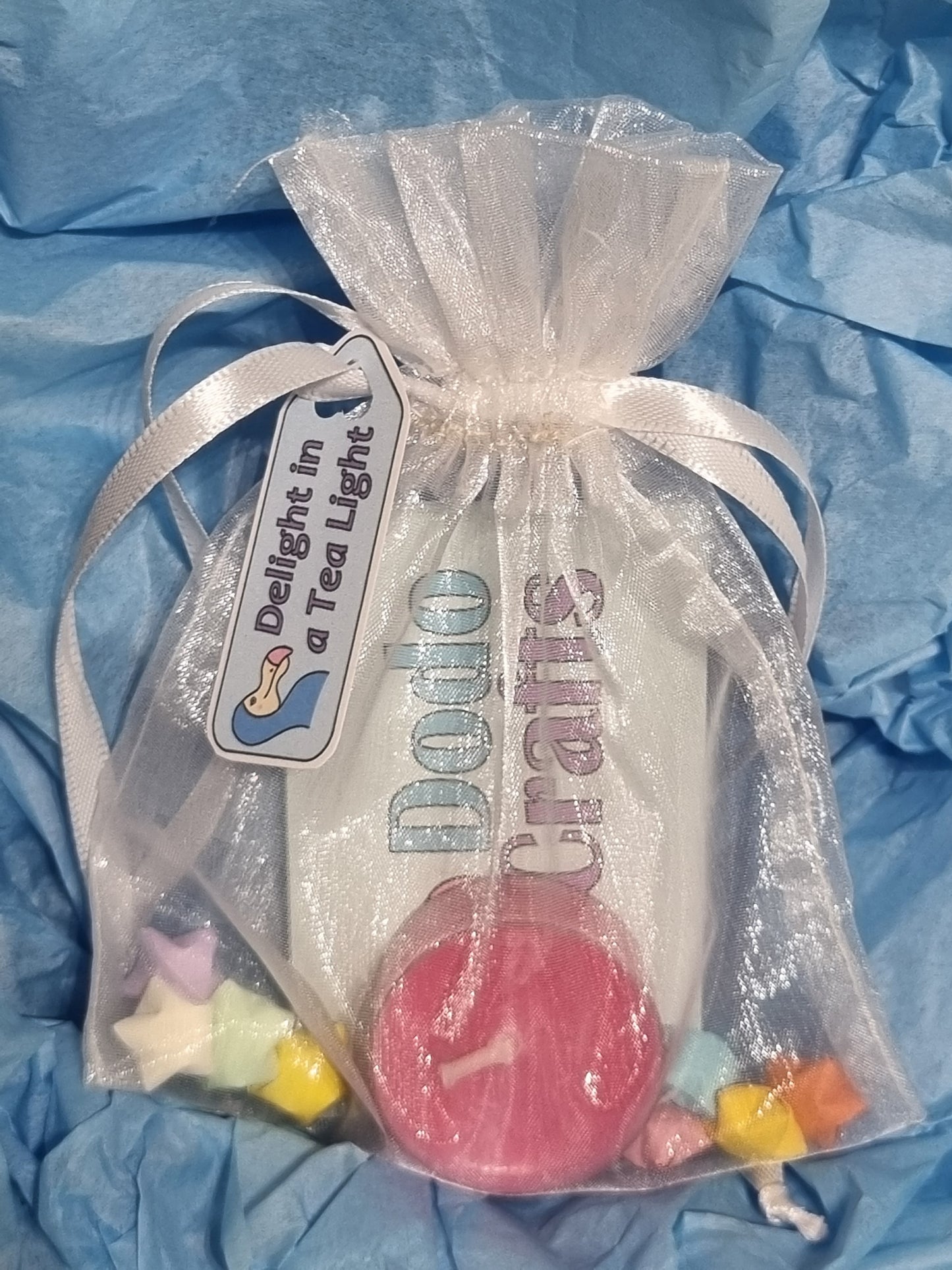 Ravishing Raspberry Tea Light Gift Bag