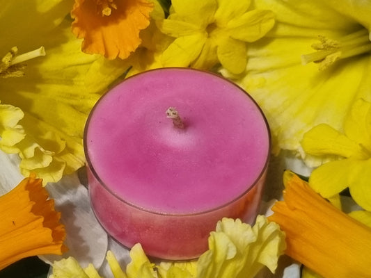 Opulent Peony Tea Light Gift Bag