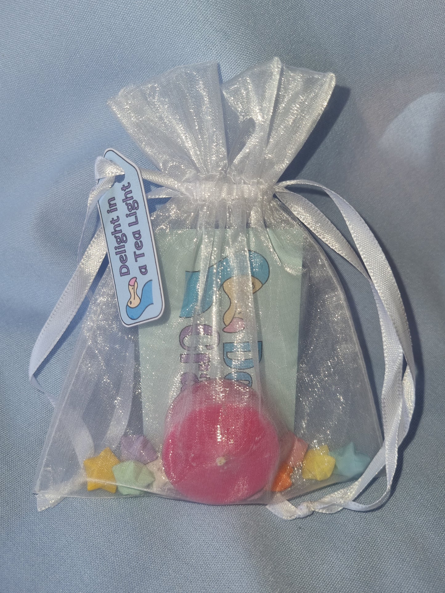 Opulent Peony Tea Light Gift Bag
