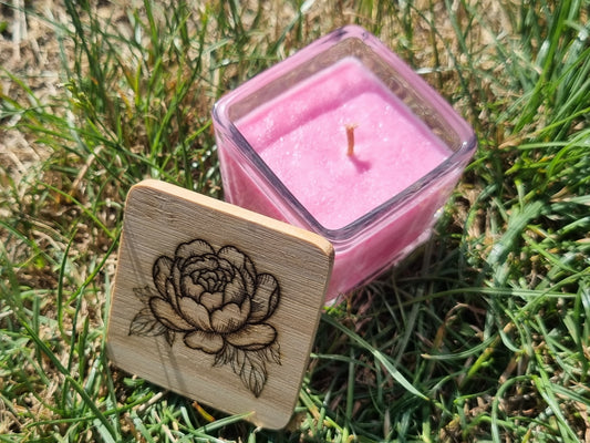 Opulent Peony Little Candle